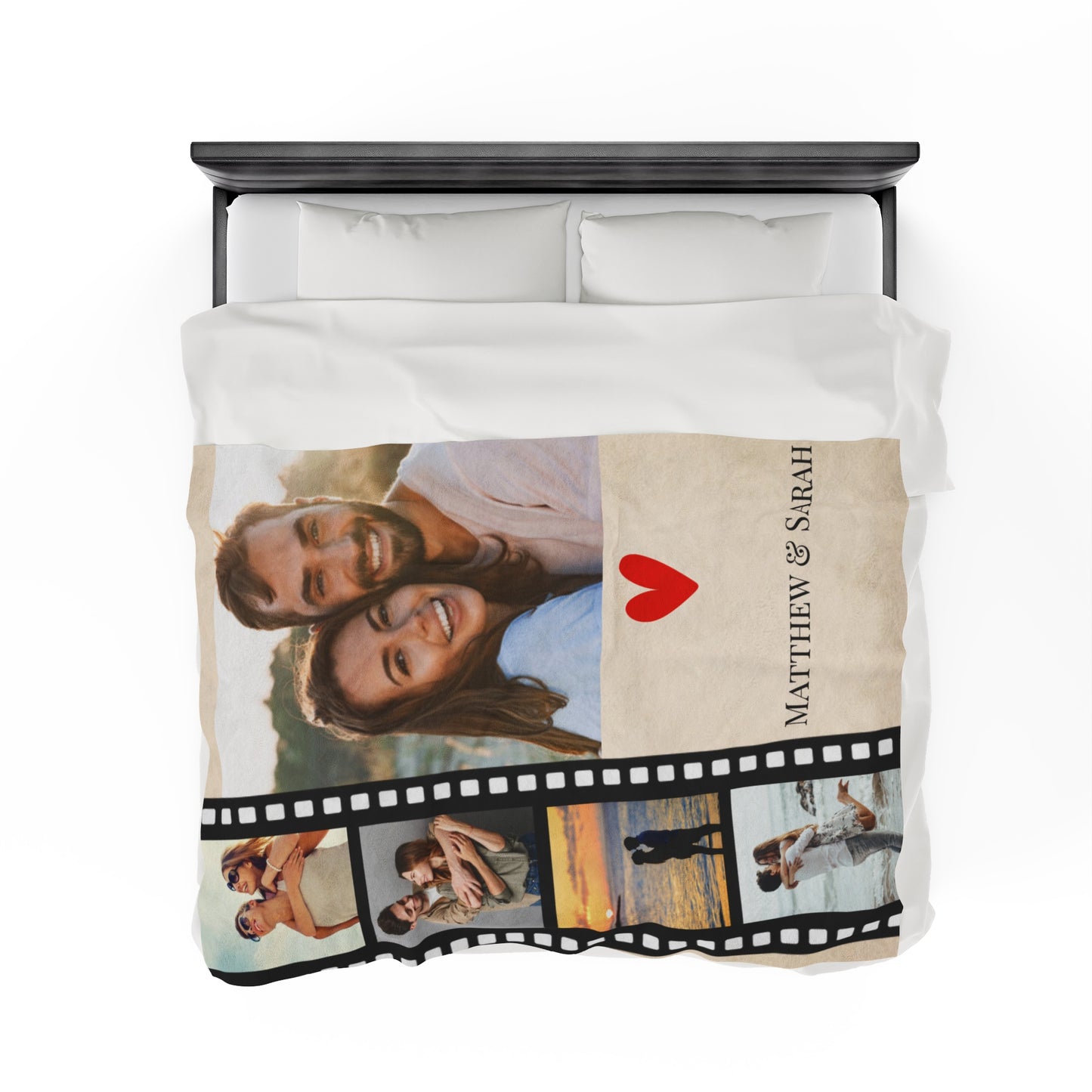 Movie Film Couples Collage Blanket