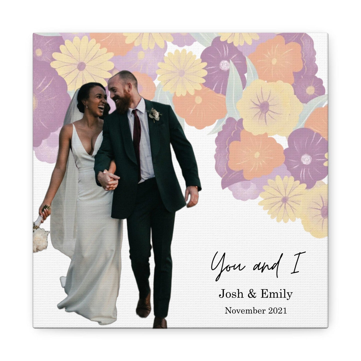 Upload Your Own Photo "You and I" Custom Canvas