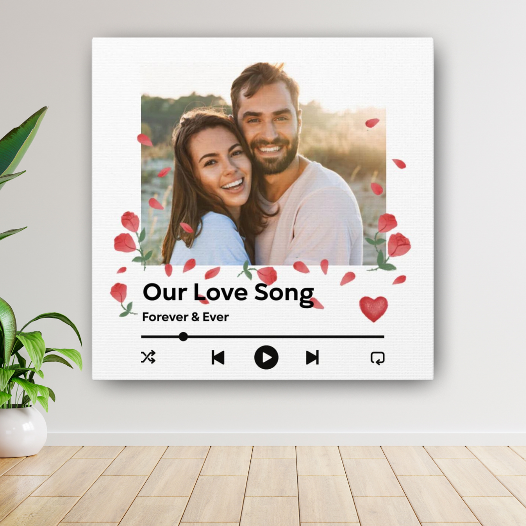 Music Album Custom Photo Canvas