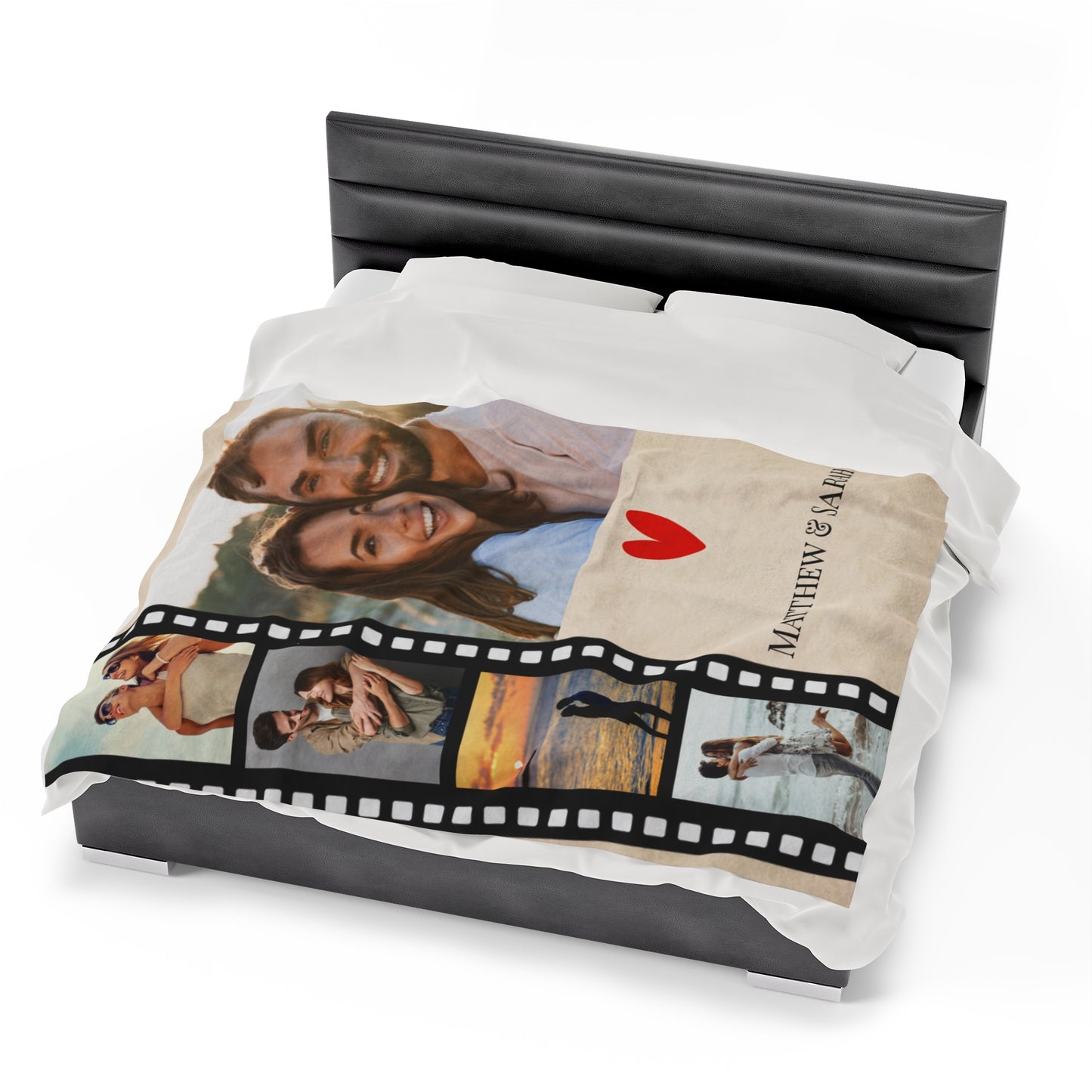 Movie Film Couples Collage Blanket