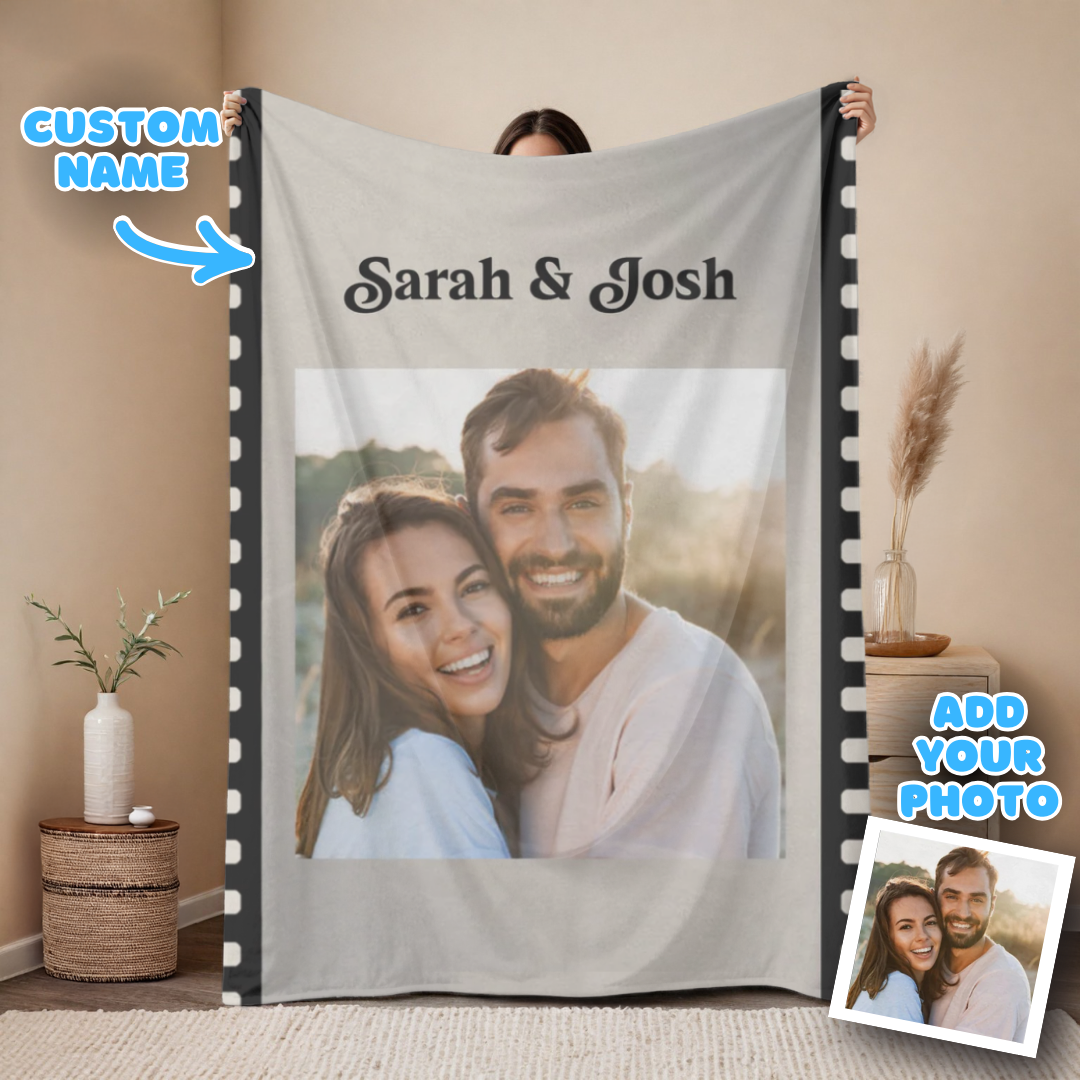 Custom Movie Film Couples Blanket