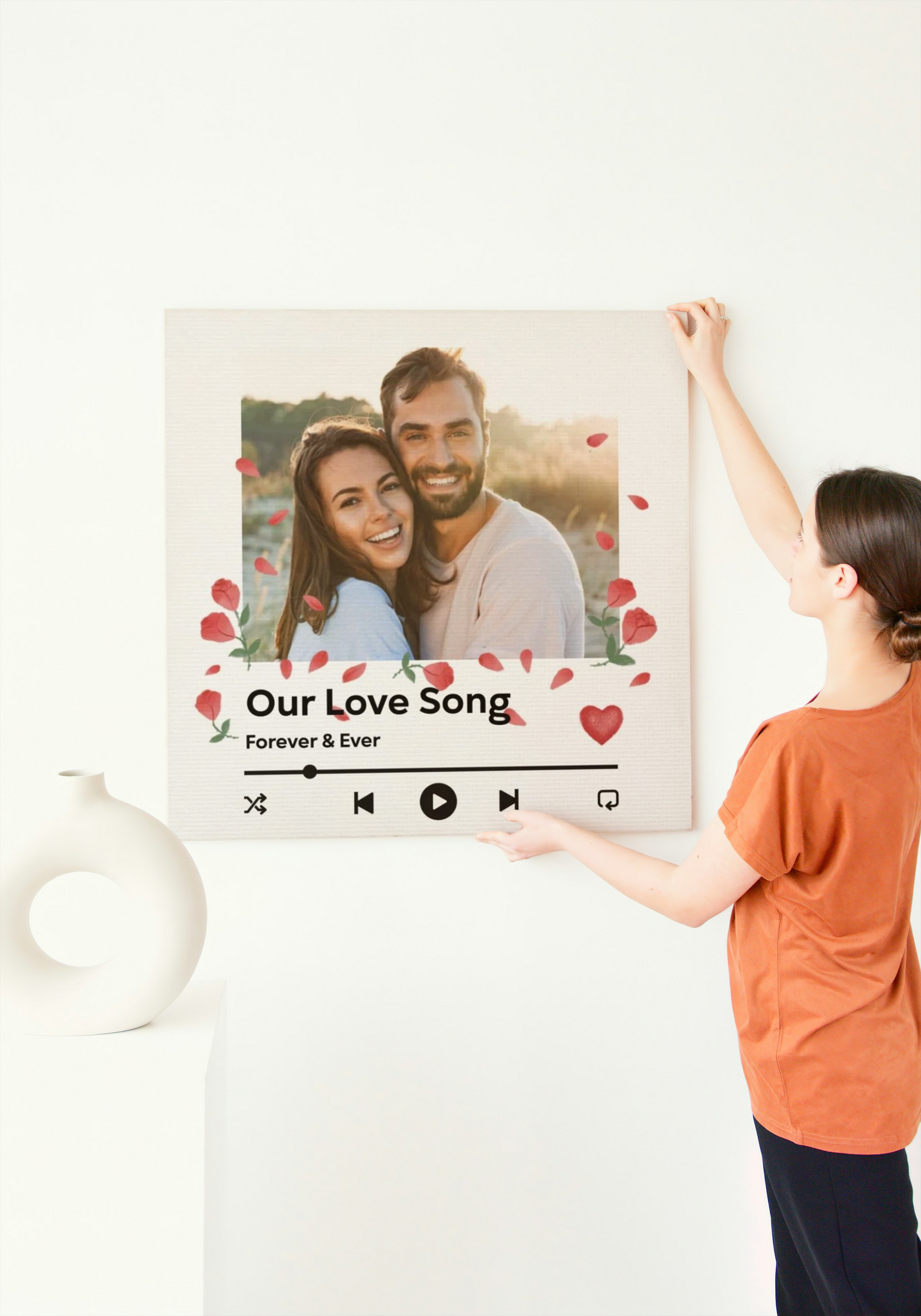 Music Album Custom Photo Canvas