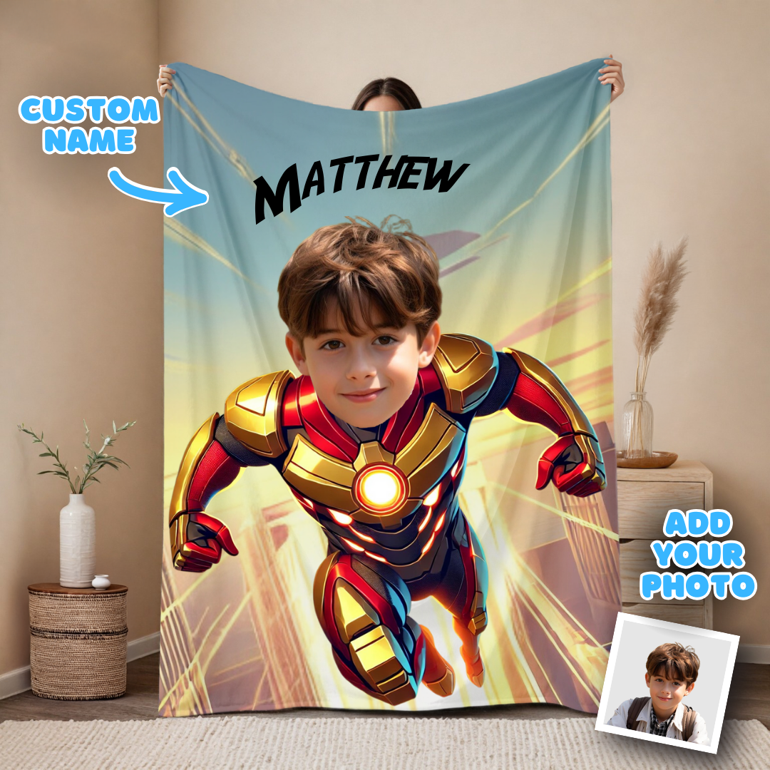 Iron Boy Flying Blanket