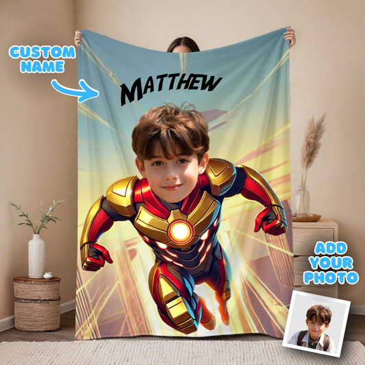 Iron Boy Flying Blanket